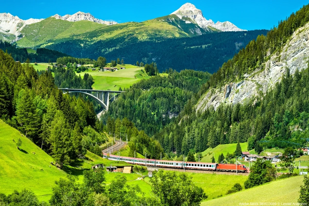 Mit dem Zug durch Europa